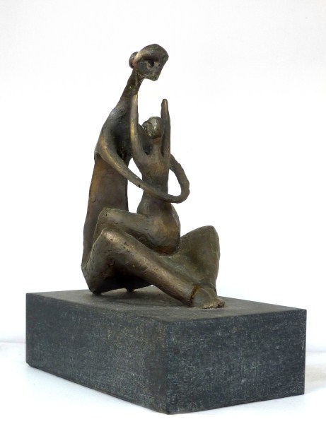 Mother and Child, Maquette: bronze Mother and Child, Maquette: bronze